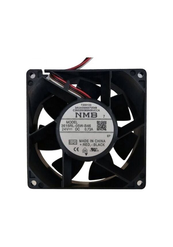 3615RL-05W-B46 | Kompakt Fan 24V DC 0,73A 90x90x38mm 4 Kablolu Soğutma Fanı