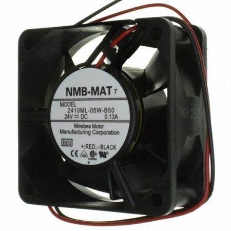 2410ML-05W-B50 | 24VDC 0.13A 60x60x25mm  2 Kablolu Fan