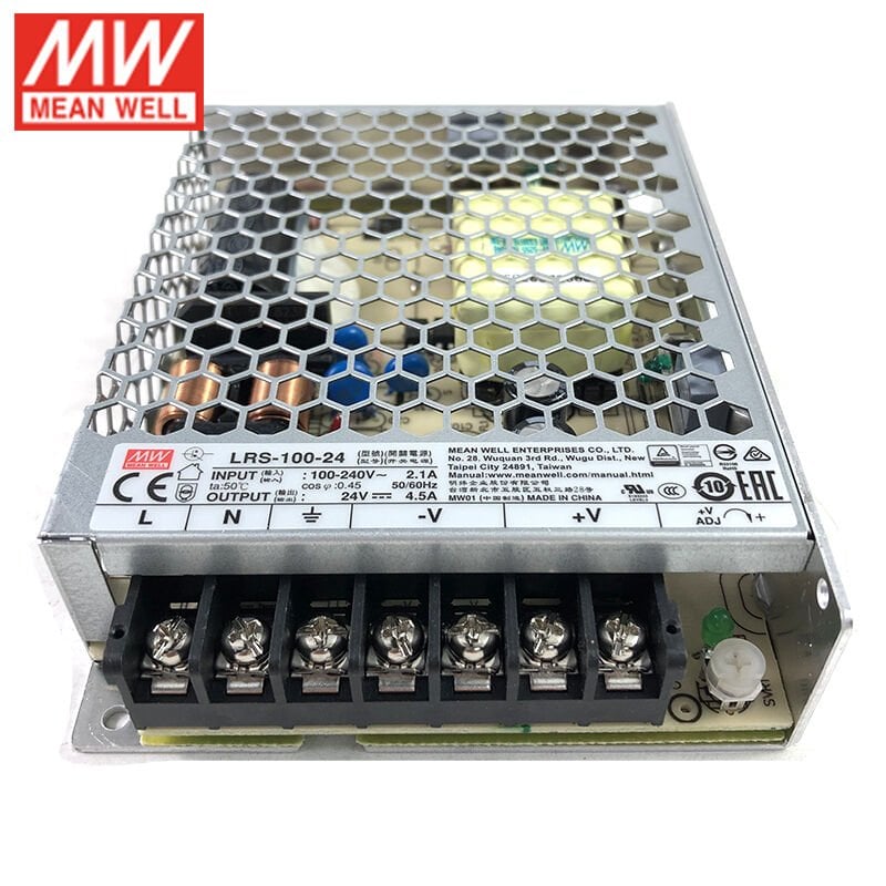 LRS-100-24 LRS10024 24Vdc 4.5Amp  MEANWELL |