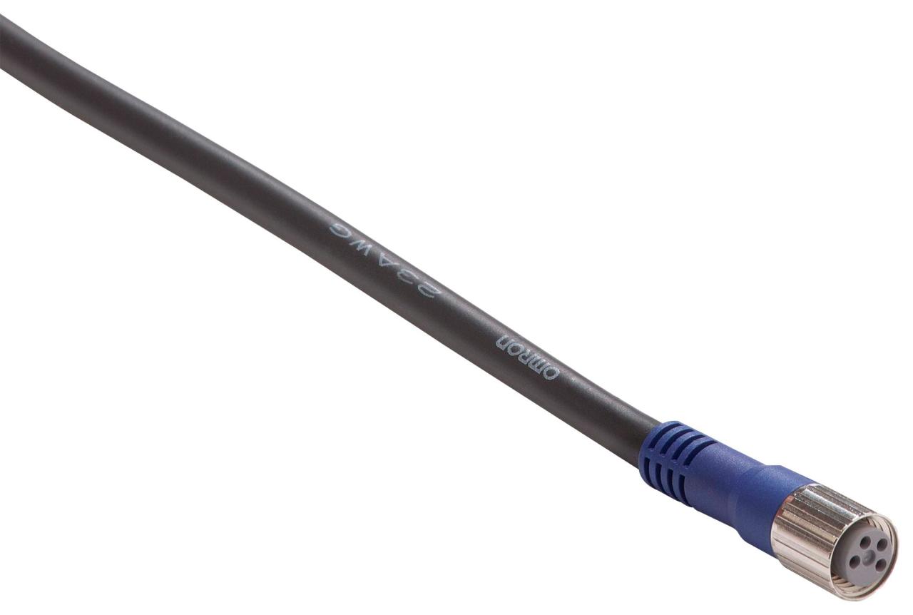 Omron M8 4 Pin Konnektör 5m Kablolu XS3F-LM8PVC4S5M