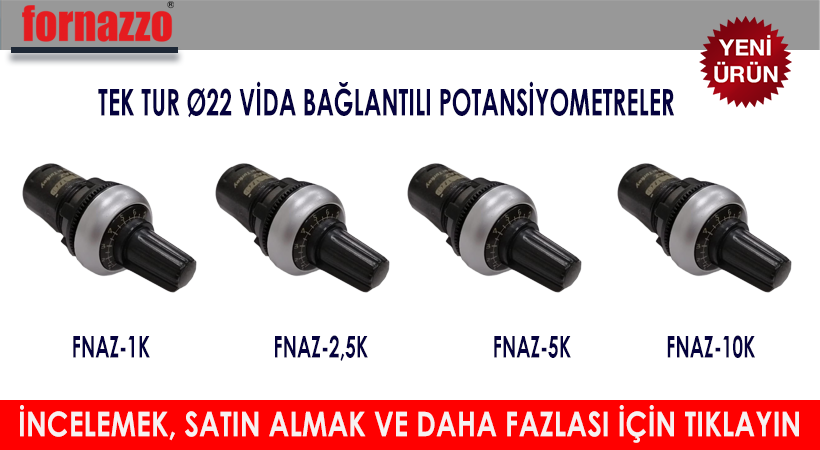 VİDA BAĞLANTILI POTANSİYOMETRE