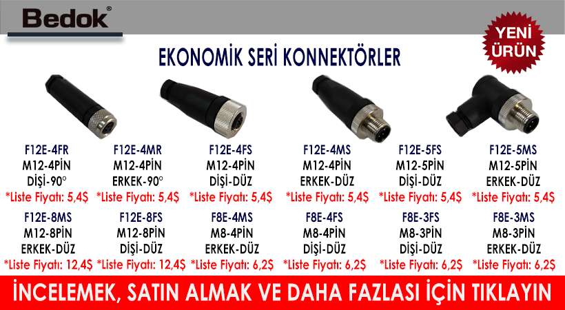 YENİ EKONOMİK SERİ KONNEKTÖRLER